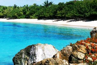 Caneel Bay Beach, St John, Caribbean.