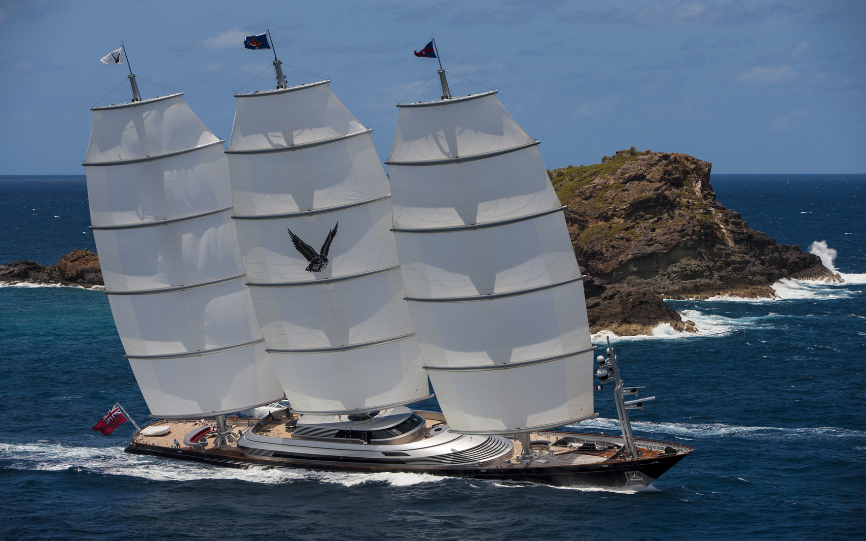 Maltese Falcon Yacht Charter Details, Perini Navi ...