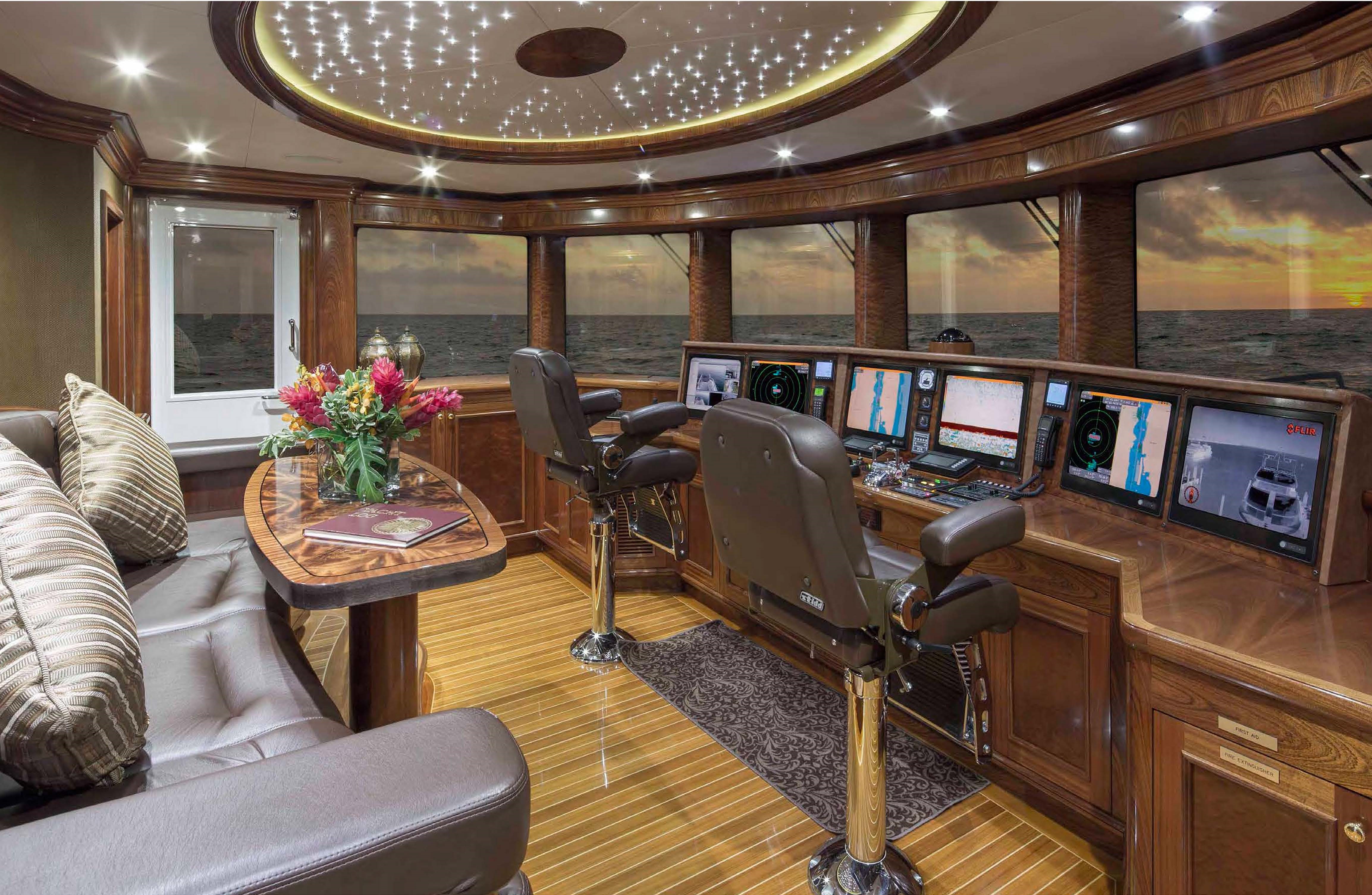 Pilot House Image Gallery Luxury Yacht Browser by CHARTERWORLD