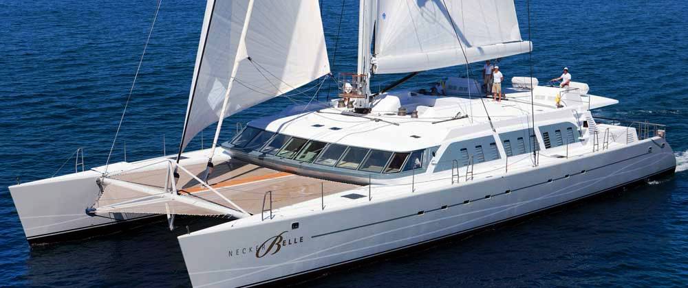 NECKER BELLE Yacht Charter Details, Luxury Catamaran ...
