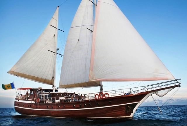 sailing yacht quasart is a beautiful custom gullet motor sailing