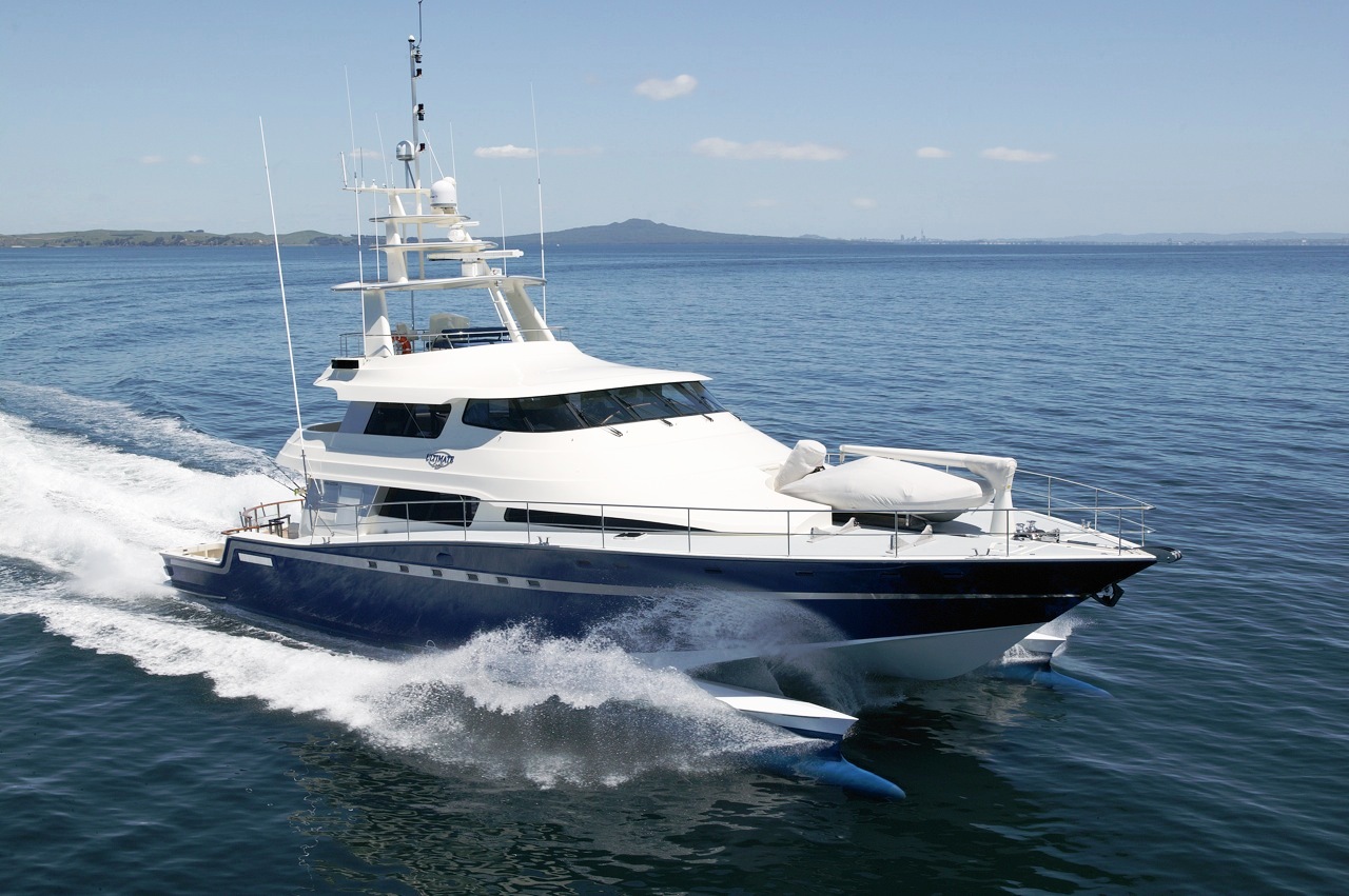 sport fishing yachts power cat boats catamaran designs home built 