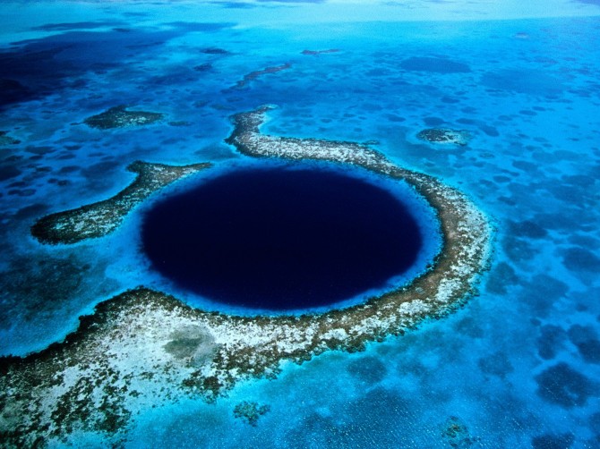 Belize Blue Hole Thye Famous Belize Blue Hole