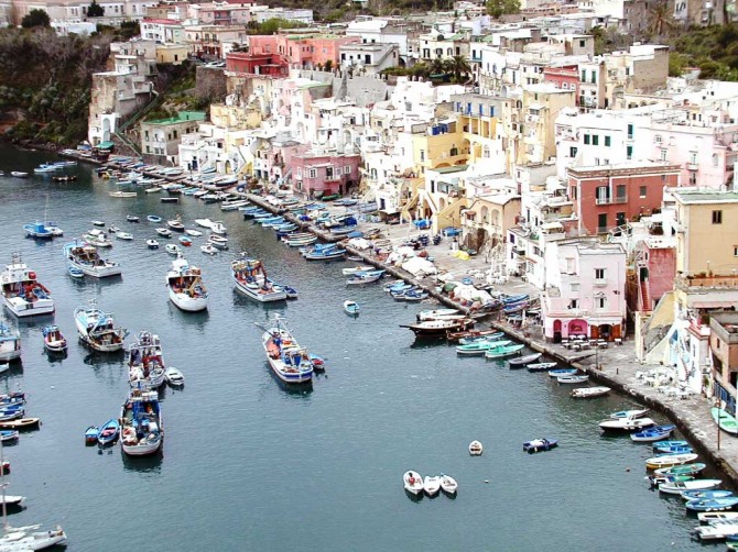 Gulf of Naples, Procida, Italy Gulf of Naples, Procida, Italy