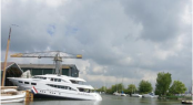 Hakvoort Superyacht PRETY WOMAN being launched by Hakvoort in May 2010