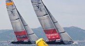 Louis Vuitton Trophy, Day6. Emirates Team New Zealand (NZL) vs ALEPH Sailing Team (FRA) - Photo Credit Bob Grieseroutsideimages.co.nz
