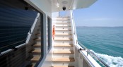 Mothership Ceylan exterior details Exterior Staircase - Motoryacht Ceylan