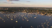 View of the Newport Harbour 
