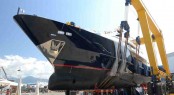 Yacht FX at her Launch by Sanlorenzo