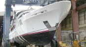 Yacht MI Sueno at launch by Trinity Yachts