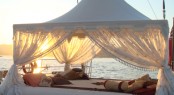 Yacht Tiara  - The Bedouin ForedeckTent