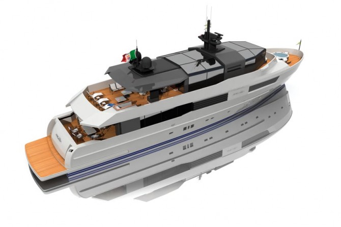 Arcadia 115' motor yacht