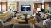 Superyacht Bacarella - Interior design - Saloon