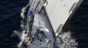 The ICAP Leopard Supermaxi Yacht On Her Transatlantic Attempt