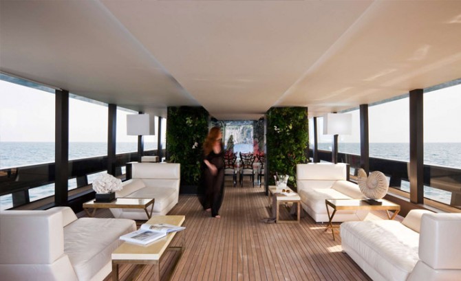 Yacht H2OME - saloon