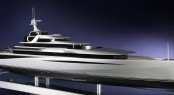 Oceanco Yacht ES117 Scale Model - Image credit to Oceanco