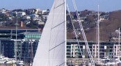 Sailing Yacht Zefira after her launched by Fitzroy Yachts in New Zealand in June 2010 - Photo by Sailing Yacht Zefira after her launched by Fitzroy Yachts in New Zealand in June 2010 - Photo by Nigel Price
