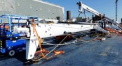 Sailing yacht TWIZZLE - Masts on the Crane Photo Credit Sailing yacht Twizzle S/Y TWIZZLE - Masts on the Crane Photo Credit Sailing yacht Twizzle