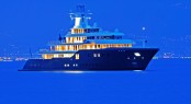 Superyacht ICE in the Evening - Photo by Ric Pilguj