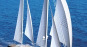 AY41 Sailing Yacht Vertigo designed by Philippe Briand - Image courtesy of Philippe Briand