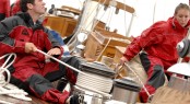 Day 2 onboard of yacht Adela - Image credit Pendennis Cup 2010