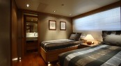 Guest Twin Cabin - Yacht Exuma - photo credit to Giuliano Sargentini and Michele Lombardo-M1 Media by courtesy of Perini Navi Guest Twin Cabin - Yacht Exuma - photo credit to Giuliano Sargentini and Michele Lombardo-M1 Media by courtesy of Perini Navi