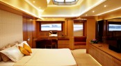 IAG127 Superyacht PRIMADONNA Master Cabin - Photo Credit IAG Yachts