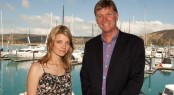 Jessica Watson and Queensland Tourism Parliamentary Secretary Steve Wettenhall