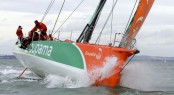 Record breaker - Groupama finishing the Sevenstar Round Britain and Ireland Race Photo  Patrick EdenRORC 