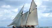 Sailing Yacht Mariette rounds the mark - Image credit to Pendennis