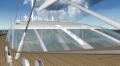 Sailing Yacht Vertigo - Foredeck and Flybridge View