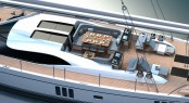 Sailing yacht Oyster 855 Cockpit - Photo Credit Oyster Marine