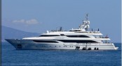 Superyacht Lionheart repainted at ACA Marine