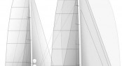 Superyacht Vertigo - The Profile Rendering of the Mighty Ketch Sailing Yacht