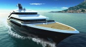 The Lurssen 88 Meter Orchid Yacht Design  - Arriving in Genova