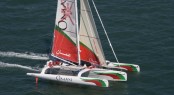 Trimaran sailing yacht Oman Air Majan Photo Credit mark Lloyd - Oman sail