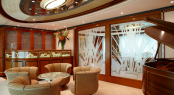 Feadship Super Yacht Lady Christine - Main Deck Lounge - Mini Deck Bar