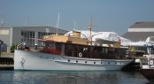 Motor yacht Enticer by Trumpy. Photo Credit Seakeeper