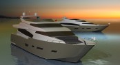 Pro Ship 28m Fly motor yacht by Antonio Luxardo