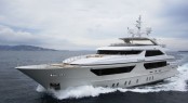 Sanlorenzo’s first steel megayacht The 46 Steel super yacht Lammouche Exterior - Photo Credit Sanlorenzo Sanlorenzo’s first steel megayacht The 46 Steel super yacht Lammouche Exterior - Photo Credit Sanlorenzo