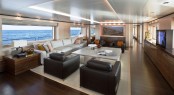 Sanlorenzo’s first steel megayacht The 46 Steel super yacht Lammouche Interior - Photo Credit Sanlorenzo Sanlorenzo’s first steel megayacht The 46 Steel super yacht Lammouche Interior - Photo Credit Sanlorenzo