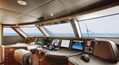 Sanlorenzo’s first steel megayacht The 46 Steel super yacht Lammouche Wheelshouse - Photo Credit Sanlorenzo Sanlorenzo’s first steel megayacht The 46 Steel super yacht Lammouche Wheelshouse - Photo Credit Sanlorenzo
