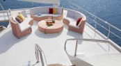 Sundeck-Boatdeck of the Tricon Argos G92 motor yacht