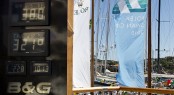 The mistral blowing strong in Porto Cervo - Photo credit Rolex  Carlo Borlenghi