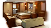 30m Super Catamaran Q5 (hull YD66) by Yachting Developments - Owners Cabin