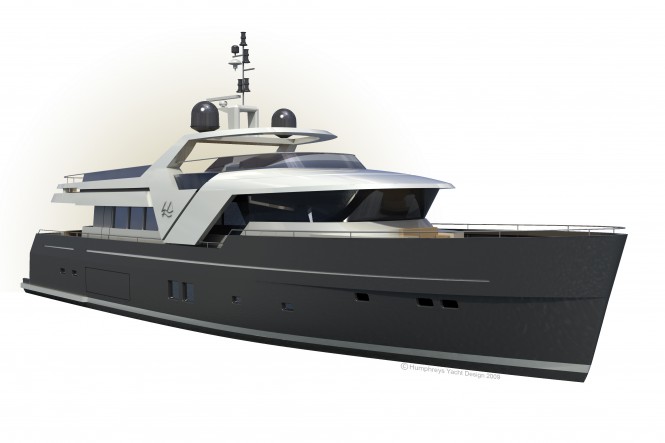 First ‘ecHo’ motor yacht from Monte Fino in build