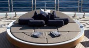 Solar-powered circular lounger for superyachts by LMV Design Technology