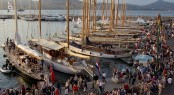 Unique ambiance at Les Voiles de Saint-Tropez - Photo credit Rolex Carlo Borlenghi