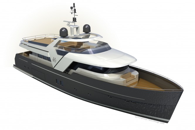 ecHo’ motor yacht from Monte Fino Hull 846 will be ready for her owner in the summer of 2011.