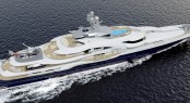 Superyacht Attessa IV - The After Rendering Superyacht Attessa IV